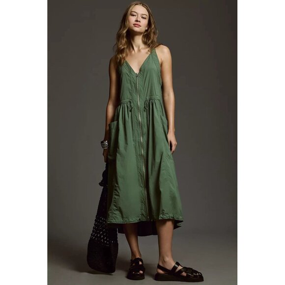 NWT Size MP - Daily Practice Free Fall Drawstring Midi Dress (NWT US$ 128) - Picture 3 of 9